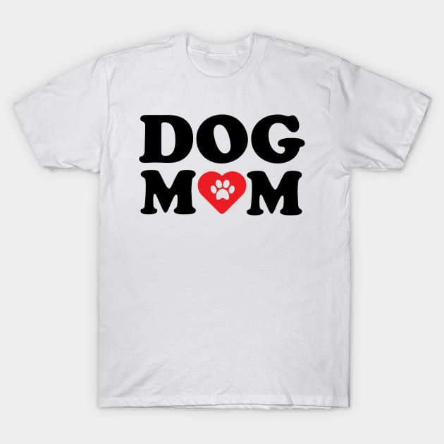 Dog Mom T-Shirt by NobleTeeShop